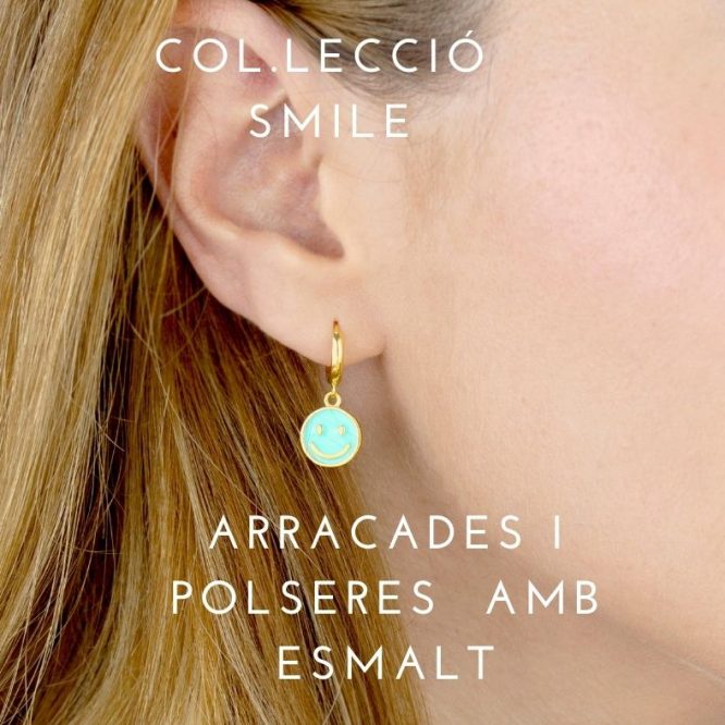 Col.lecció smile plata amb esmal